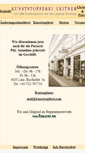Mobile Screenshot of kunststopferei.com